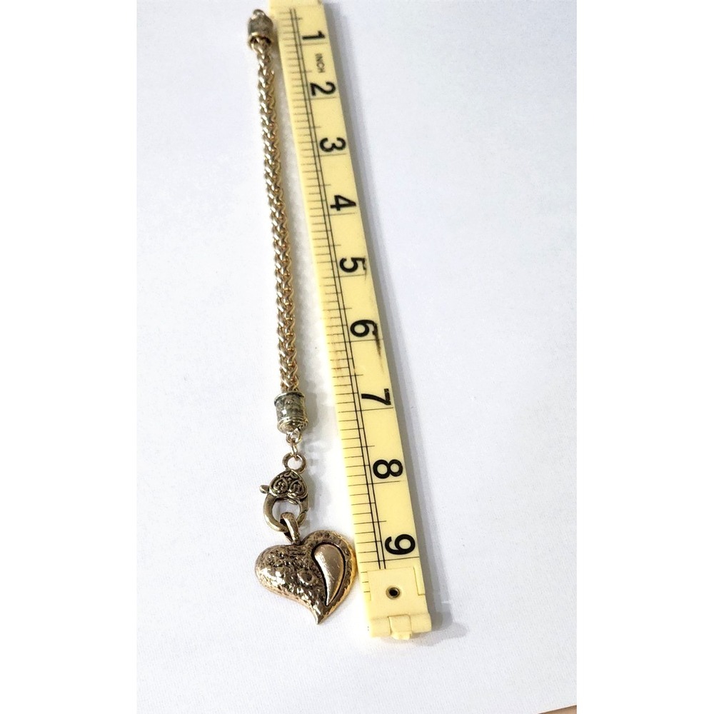 DaVinci Bronze Tone Bracelet Lead & Nickel Safe Heart‎ Shape Women's Bracelet - Picture 8 of 8